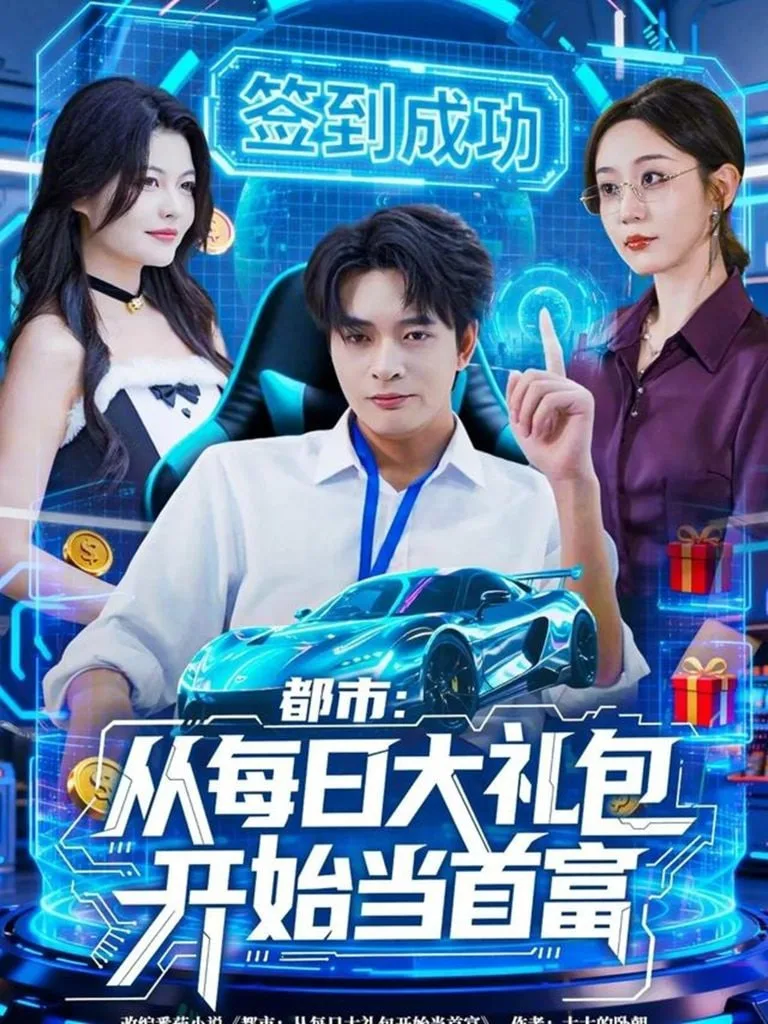 都市从每日大礼包开始当首富（手戳每日礼包我成了钞能力憨憨）海报